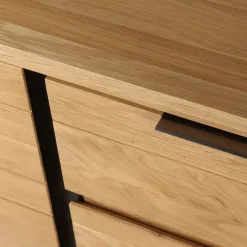 Fabrique de Styles Buffets Et Vitrines*Buffet enfilade chêne massif 3 portes et tiroir - Manny