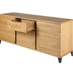 Fabrique de Styles Buffets Et Vitrines*Buffet enfilade chêne massif 3 portes et tiroir - Manny