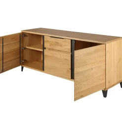 Fabrique de Styles Buffets Et Vitrines*Buffet enfilade chêne massif 3 portes et tiroir - Manny