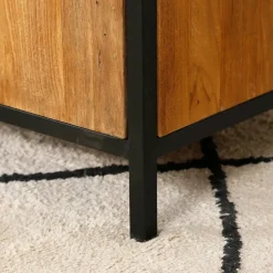 Fabrique de Styles Buffets Et Vitrines*Buffet enfilade en teck massif 3 portes L195cm - Alix