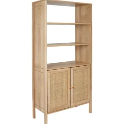 Fabrique de Styles Bibliothèques Et Étagères*Buffet haut en bois avec 3 niveaux H163cm - Baia