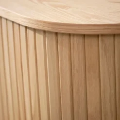 Fabrique de Styles Buffets Et Vitrines*Buffet placage chêne 3 étagères h118cm - nola