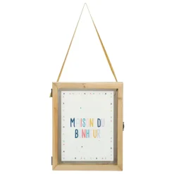 Enfant Fabrique de Styles Déco*Cadre déco maison bonheur ruban 20x25cm