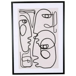 Fabrique de Styles Cadres Déco Et Affiches*Cadre deco arty visage 52x72cm