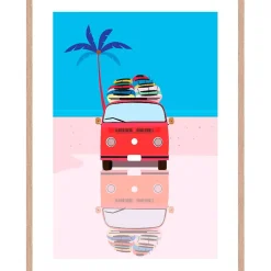 Fabrique de Styles Cadres Déco Et Affiches*Cadre image graphic van 50x70cm lario chene