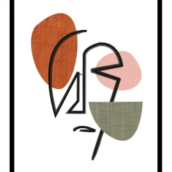 Fabrique de Styles Cadres Déco Et Affiches*Cadre image luluwa visage 40x50cm