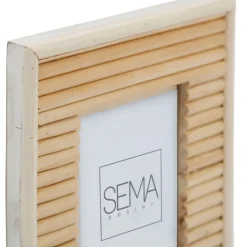 Fabrique de Styles Cadres Déco Et Affiches*Cadre photo en rotin -blue sand