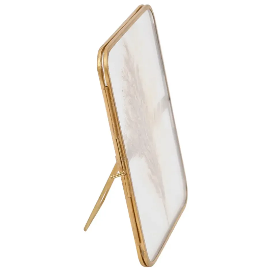 Fabrique de Styles Cadres Photos*Cadre photo en verre et laiton 10x15cm - Retro