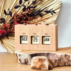 Fabrique de Styles Petits Objets Déco*Calendrier flip flap effet bois