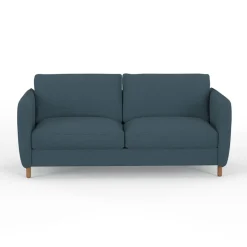 Fabrique de Styles Canapés Convertibles*Canapé convertible 2 places Gustave - Tissu Texturé - Crown Moutarde