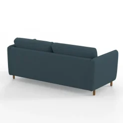 Fabrique de Styles Canapés Convertibles*Canapé convertible 2 places Gustave - Tissu Texturé - Crown Moutarde