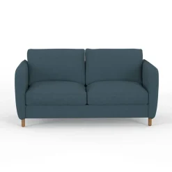 Fabrique de Styles Canapés Convertibles*Canapé convertible 2 places Gustave - Tissu Texturé - Crown Moutarde