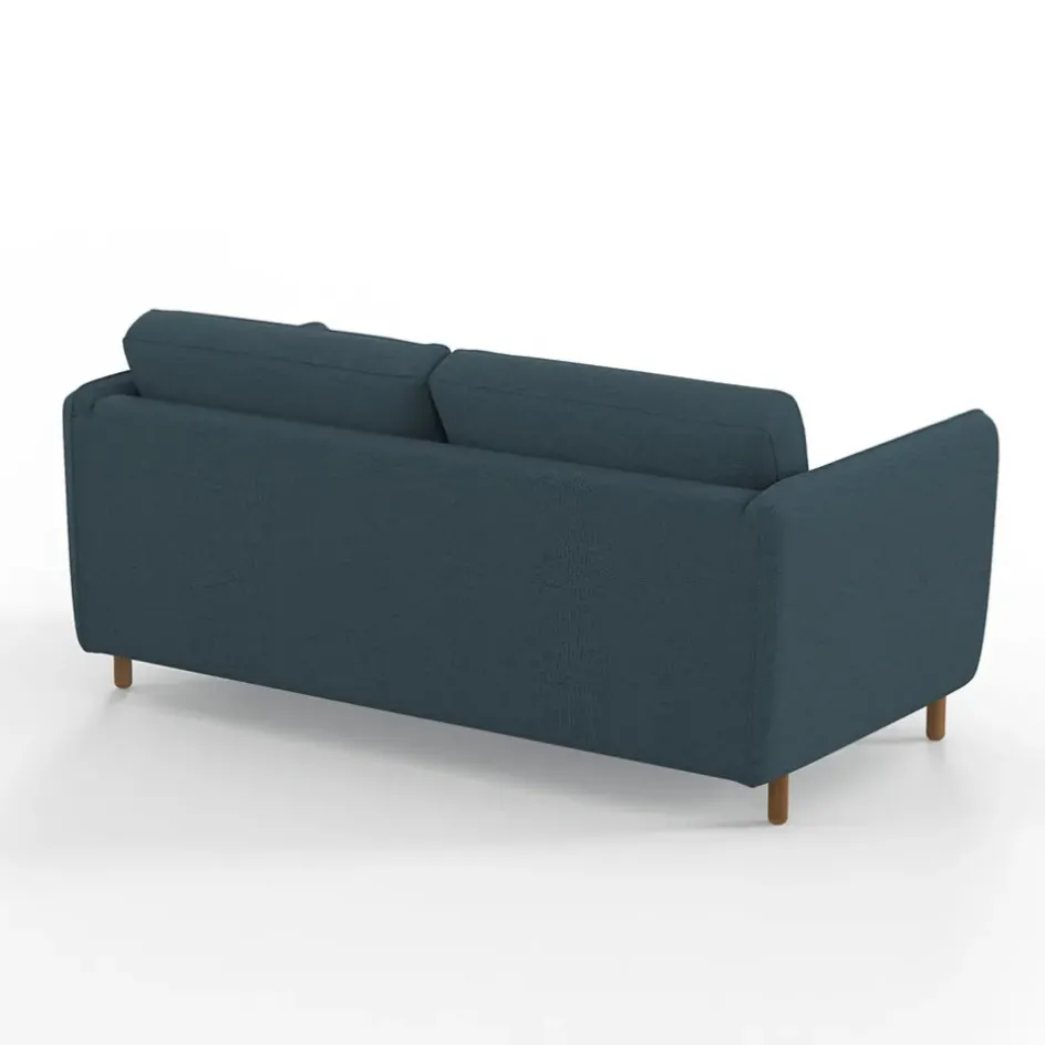 Fabrique de Styles Canapés Convertibles*Canapé convertible 2 places Gustave - Tissu Texturé - Crown Moutarde