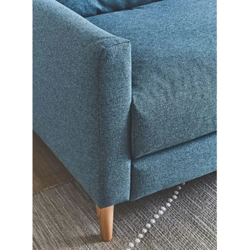 Fabrique de Styles Canapés Convertibles*Canapé convertible 2 places Gustave - Tissu Texturé - Crown Moutarde