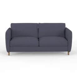 Fabrique de Styles Canapés Convertibles*Canapé convertible 2 places Gustave - Tissu Texturé - Crown Moutarde