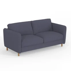 Fabrique de Styles Canapés Convertibles*Canapé convertible 2 places Gustave - Tissu Texturé - Crown Moutarde