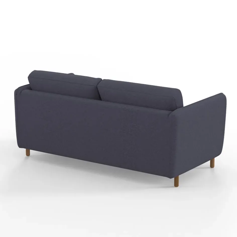 Fabrique de Styles Canapés Convertibles*Canapé convertible 2 places Gustave - Tissu Texturé - Crown Moutarde