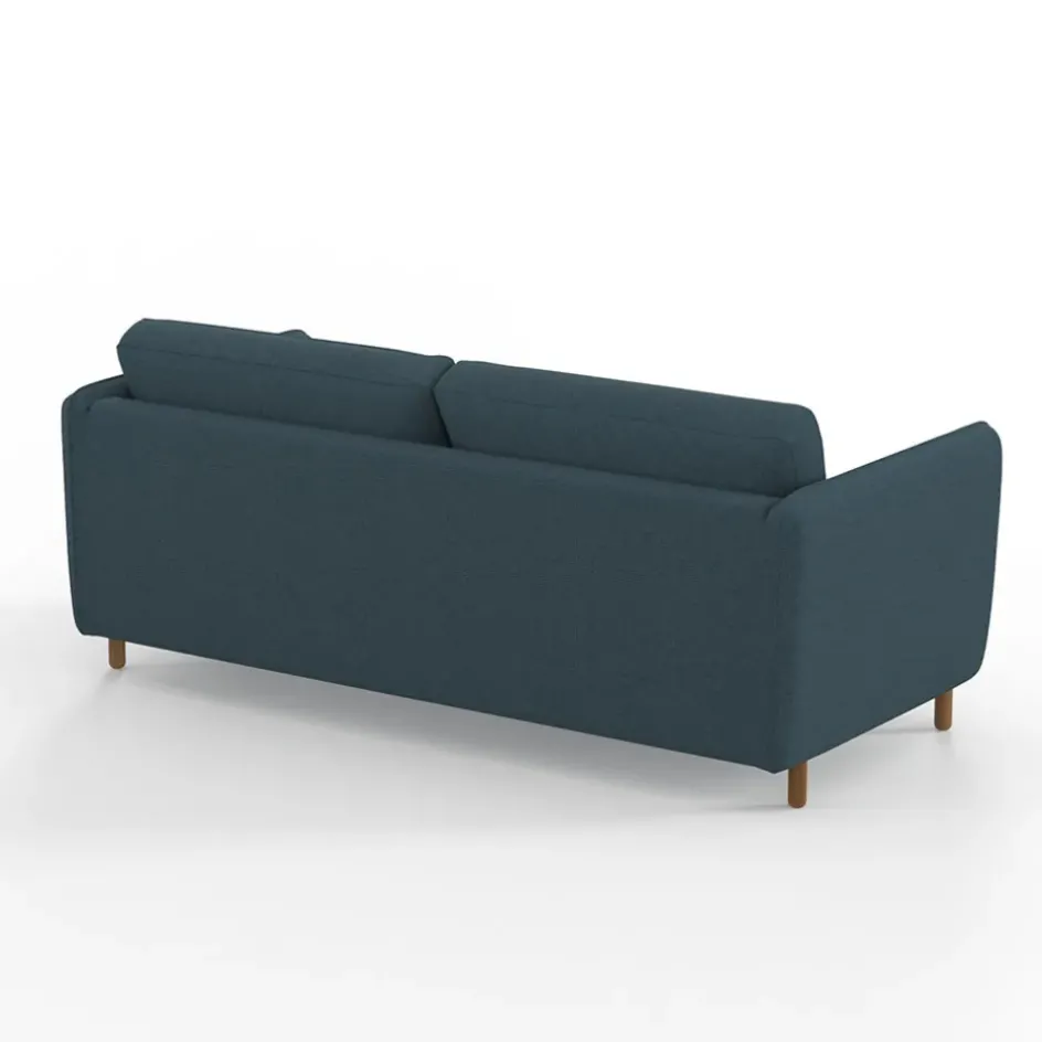 Fabrique de Styles Canapés Convertibles*Canapé convertible 2 places Gustave - Tissu Texturé - Crown Moutarde