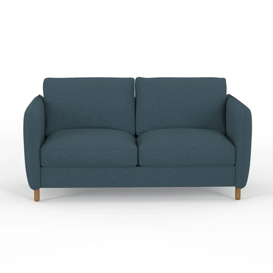 Fabrique de Styles Canapés Convertibles*Canapé convertible 2 places Gustave - Tissu Texturé - Crown Moutarde