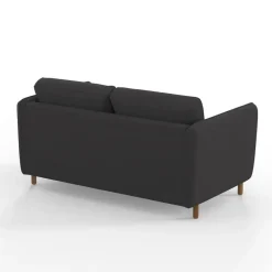 Fabrique de Styles Canapés Convertibles*Canapé convertible 2 places Bultex Gustave - Tissu - Enjoy Anthracite