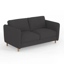 Fabrique de Styles Canapés Convertibles*Canapé convertible 2 places Bultex Gustave - Tissu - Enjoy Anthracite