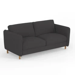 Fabrique de Styles Canapés Convertibles*Canapé convertible 2 places Bultex Gustave - Tissu - Enjoy Anthracite