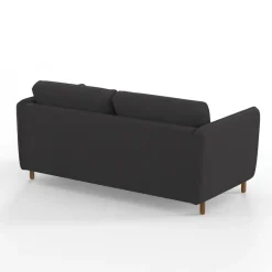 Fabrique de Styles Canapés Convertibles*Canapé convertible 2 places Bultex Gustave - Tissu - Enjoy Anthracite