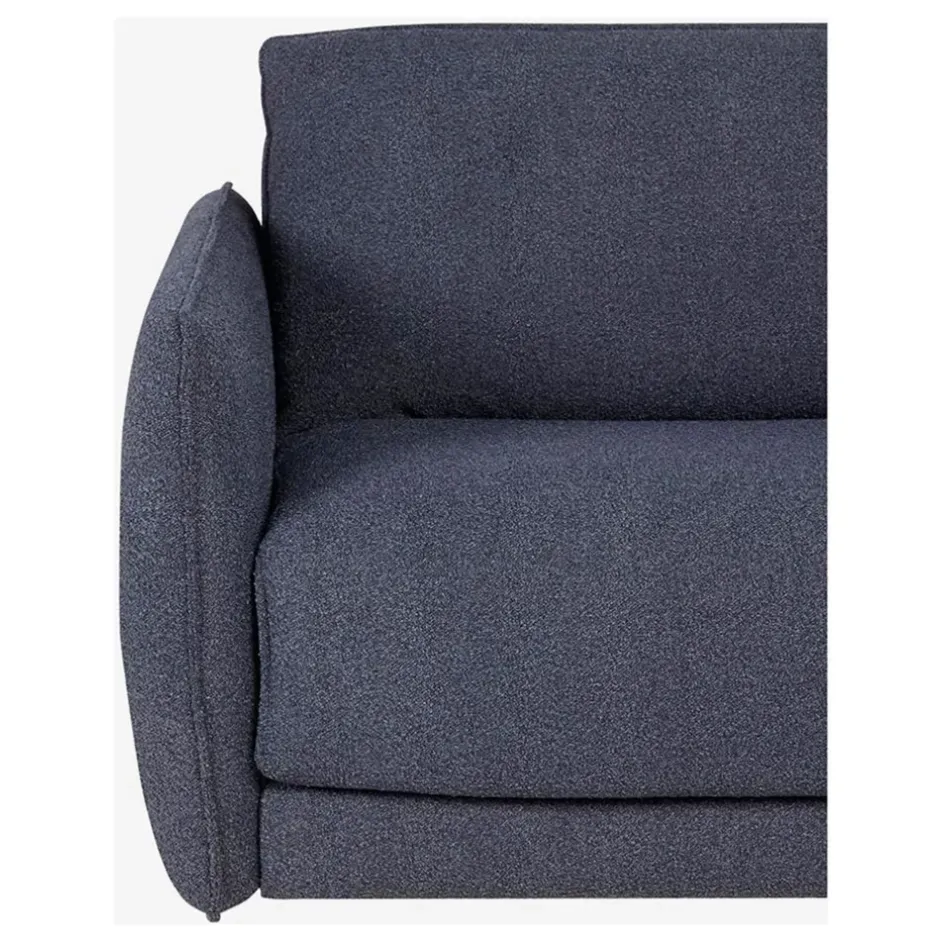 Fabrique de Styles Canapés Convertibles*Canapé convertible 2 places tissu bleu marine - Milano