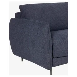 Fabrique de Styles Canapés Convertibles*Canapé convertible 2 places tissu bleu marine - Milano
