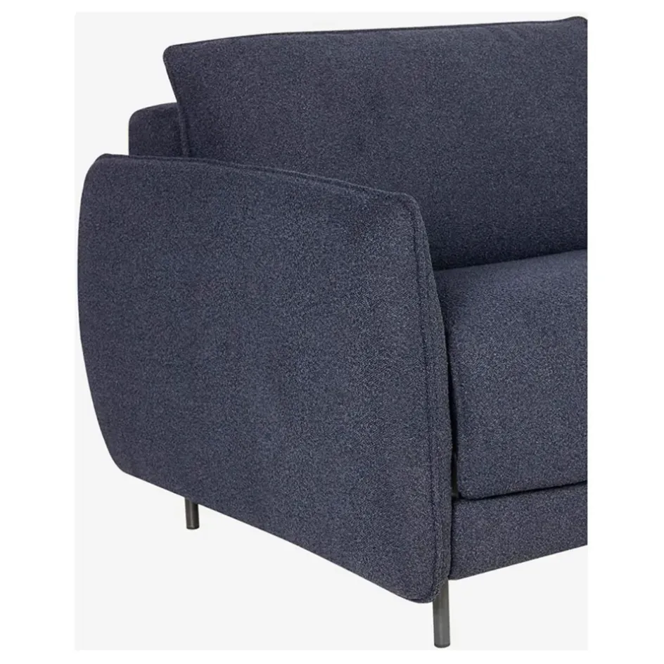 Fabrique de Styles Canapés Convertibles*Canapé convertible 2 places tissu bleu marine - Milano