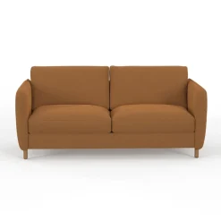 Fabrique de Styles Canapés Convertibles*Canapé convertible 2 places Bultex Gustave - Velours Vintage - Adore Anthracite