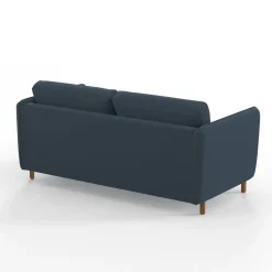 Fabrique de Styles Canapés Convertibles*Canapé convertible 2 places Bultex Gustave - Velours Vintage - Adore Anthracite