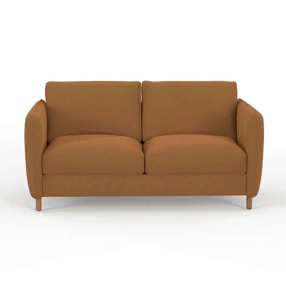 Fabrique de Styles Canapés Convertibles*Canapé convertible 2 places Bultex Gustave - Velours Vintage - Adore Anthracite