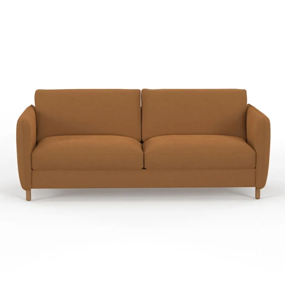 Fabrique de Styles Canapés Convertibles*Canapé convertible 2 places Bultex Gustave - Velours Vintage - Adore Anthracite