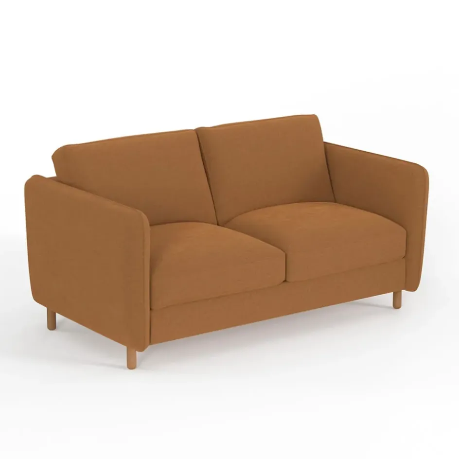 Fabrique de Styles Canapés Convertibles*Canapé convertible 2 places Bultex Gustave - Velours Vintage - Adore Anthracite