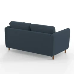 Fabrique de Styles Canapés Convertibles*Canapé convertible 2 places Bultex Gustave - Velours Vintage - Adore Anthracite