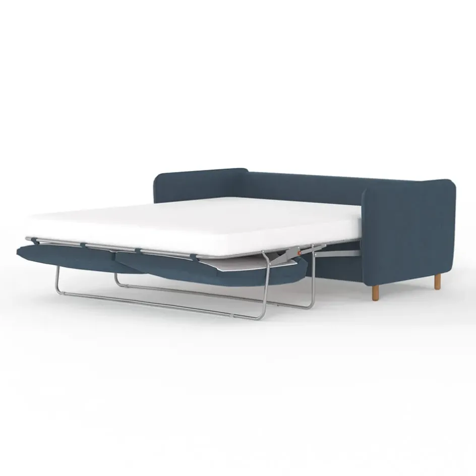 Fabrique de Styles Canapés Convertibles*Canapé convertible 2 places Bultex Gustave - Velours Vintage - Adore Anthracite