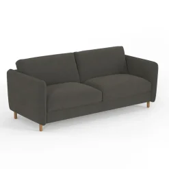 Fabrique de Styles Canapés Convertibles*Canapé convertible 2 places Bultex Gustave - Velours Vintage - Adore Anthracite