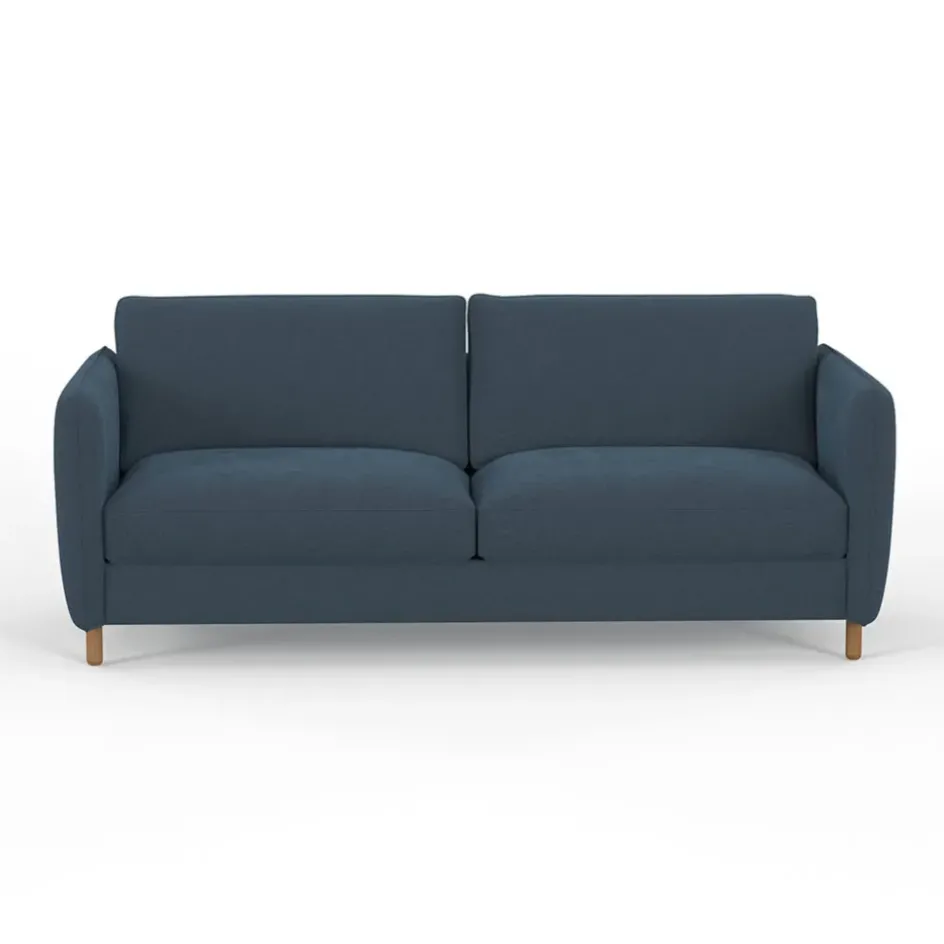 Fabrique de Styles Canapés Convertibles*Canapé convertible 2 places Bultex Gustave - Velours Vintage - Adore Anthracite