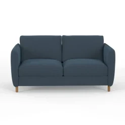 Fabrique de Styles Canapés Convertibles*Canapé convertible 2 places Bultex Gustave - Velours Vintage - Adore Anthracite