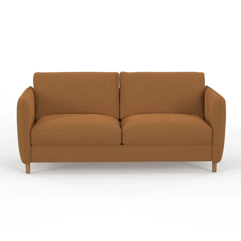 Fabrique de Styles Canapés Convertibles*Canapé convertible 2 places Bultex Gustave - Velours Vintage - Adore Anthracite