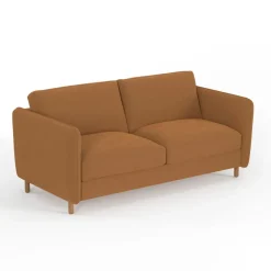 Fabrique de Styles Canapés Convertibles*Canapé convertible 2 places Bultex Gustave - Velours Vintage - Adore Anthracite