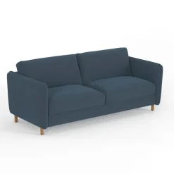 Fabrique de Styles Canapés Convertibles*Canapé convertible 2 places Bultex Gustave - Velours Vintage - Adore Anthracite