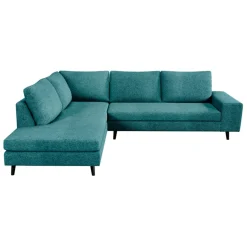 Fabrique de Styles Canapés D'angle*Canapé d'angle gauche 5 places André - tissu texturé - Crown moutarde