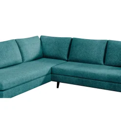 Fabrique de Styles Canapés D'angle*Canapé d'angle gauche 5 places André - tissu texturé - Crown moutarde