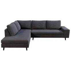 Fabrique de Styles Canapés D'angle*Canapé d'angle gauche 5 places André - tissu texturé - Crown moutarde