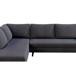 Fabrique de Styles Canapés D'angle*Canapé d'angle gauche 5 places André - tissu texturé - Crown moutarde