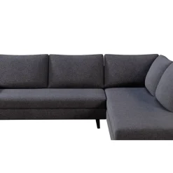 Fabrique de Styles Canapés D'angle*Canapé d'angle gauche 5 places André - tissu texturé - Crown moutarde