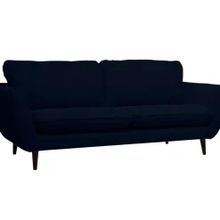 Fabrique de Styles Canapés Fixes*Canapé fixe 2 places AXEL - Effet Velours - Seven Anthracite