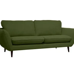 Fabrique de Styles Canapés Fixes*Canapé fixe 2 places AXEL - Effet Velours - Seven Anthracite